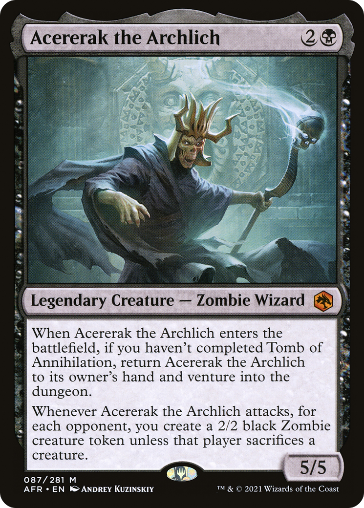 Image of Acererak the Archlich (AFR-087) - Adventures in the Forgotten Realms Foil