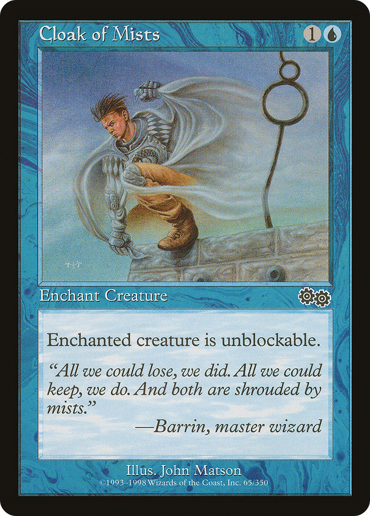 Image of Cloak of Mists (USG-) - Urza's Saga