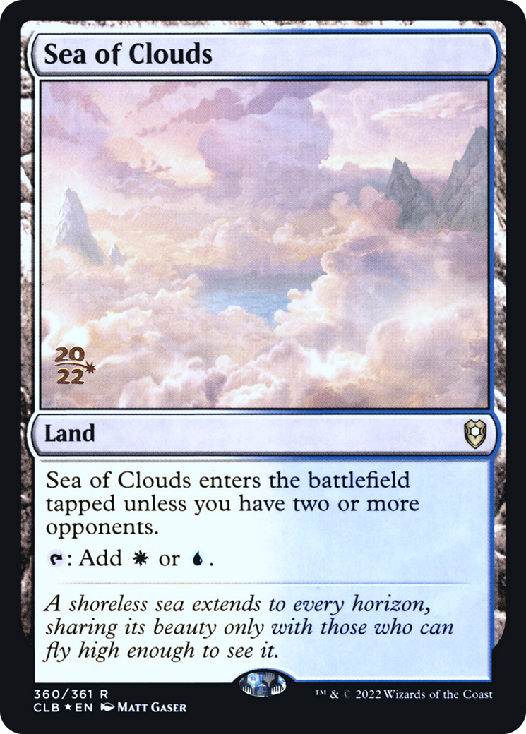 Image of Sea of Clouds (PRE-360) - Battle for Baldur's Gate Promos Foil
