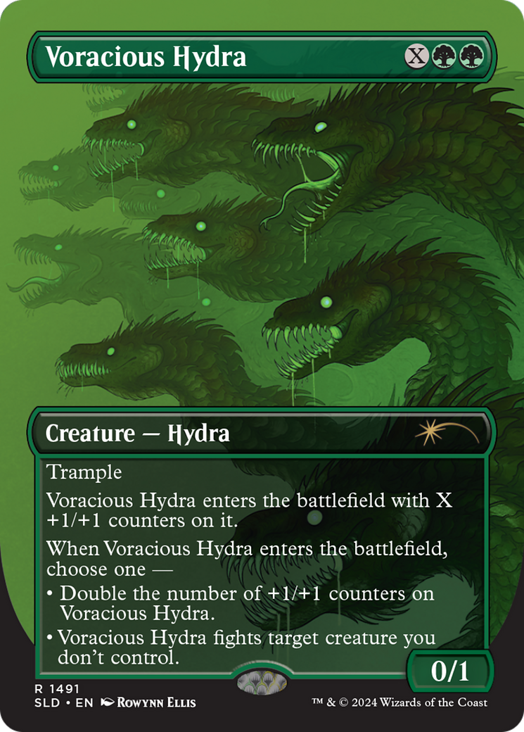 Image of Voracious Hydra (SLD-1491) - Secret Lair Drop (Borderless)