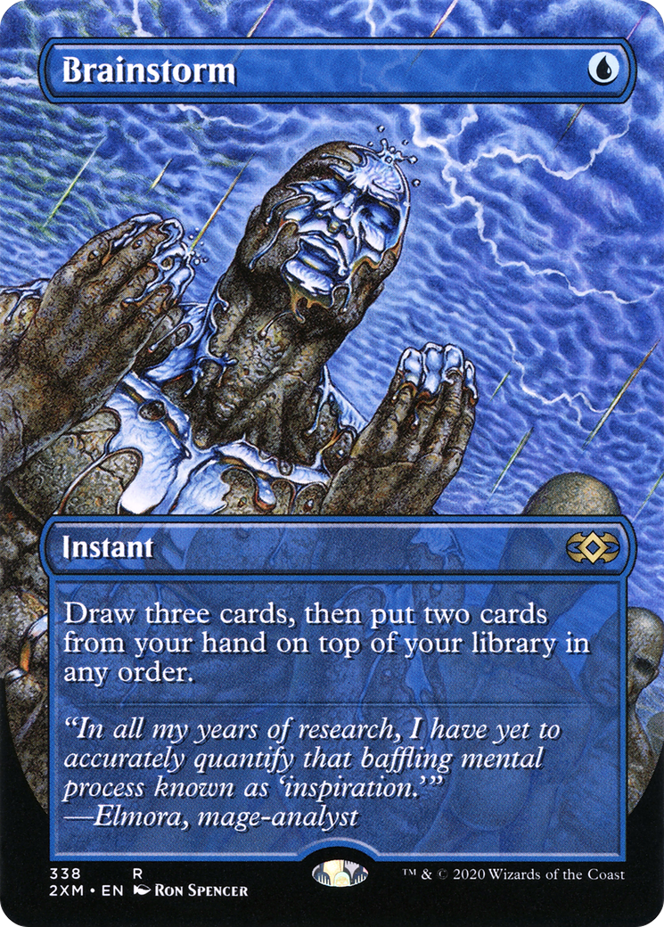 Image of Brainstorm (Borderless) (2XM-338) - Double Masters (Borderless)