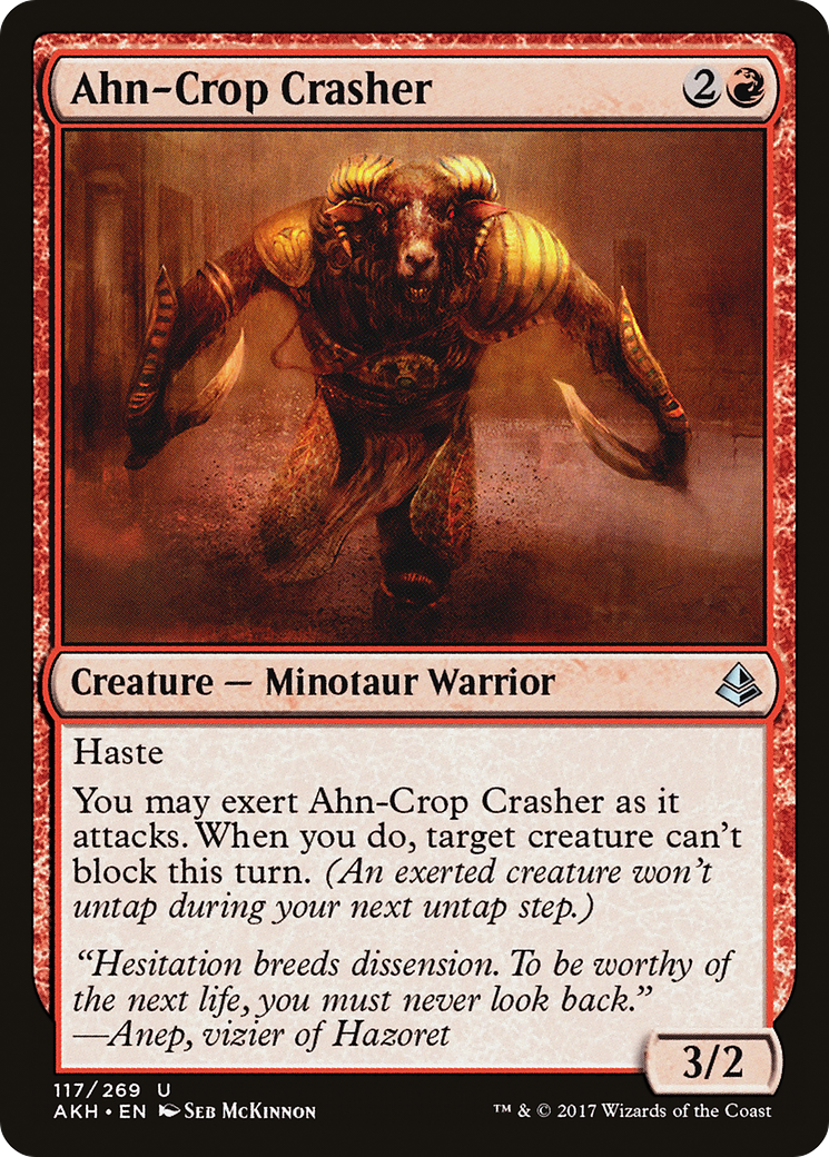 Image of Ahn-Crop Crasher (AKH-117) - Amonkhet Foil