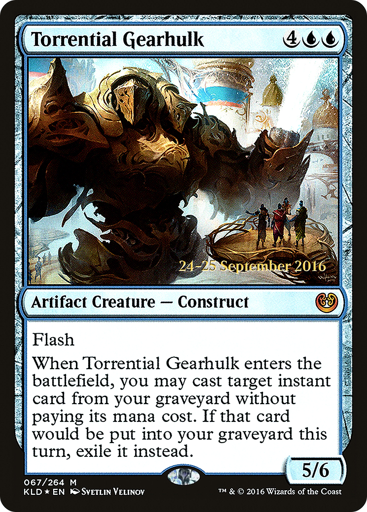 Image of Torrential Gearhulk (PRE-067) - Kaladesh Promos Foil