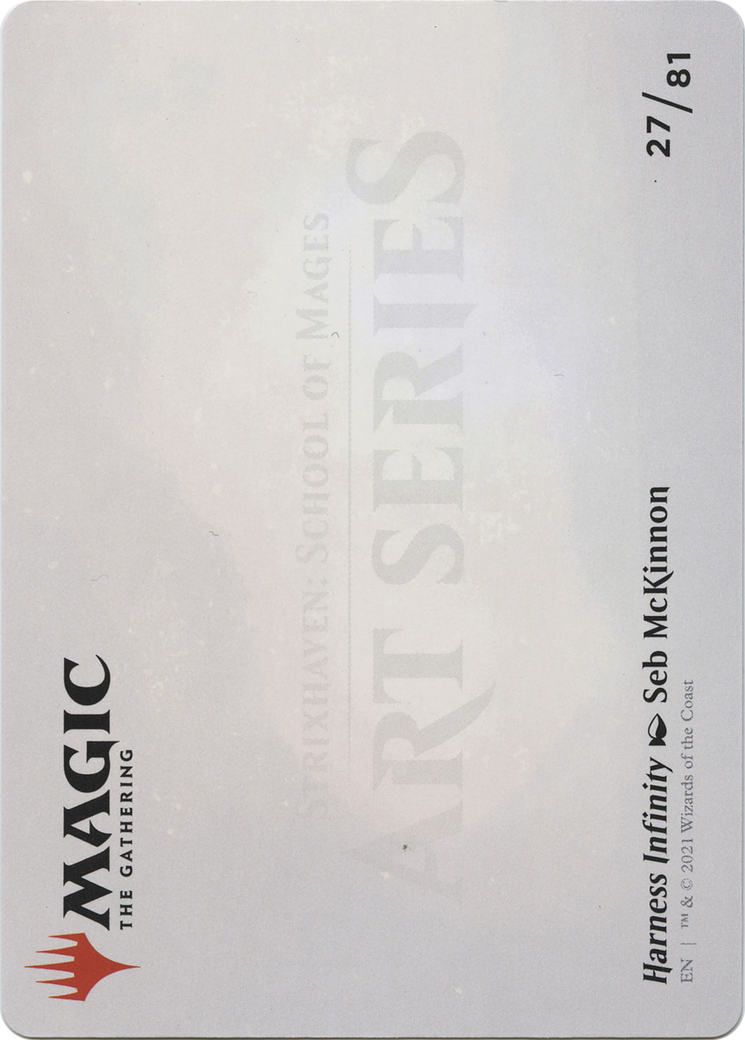 Image of Harness Infinity // Harness Infinity (ASTX-027) - Strixhaven Art Series (Borderless)