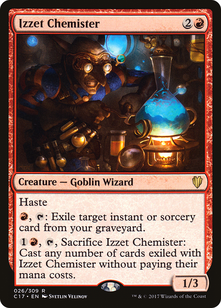 Image of Izzet Chemister (C17-026) - Commander 2017
