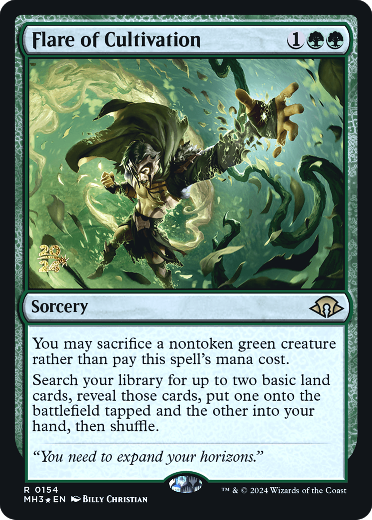 Image of Flare of Cultivation (PRE-154) - Modern Horizons 3 Promos Foil