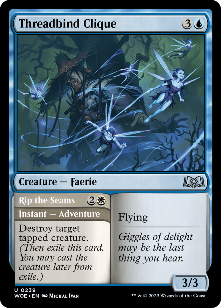 Image of Threadbind Clique (WOE-239) - Wilds of Eldraine