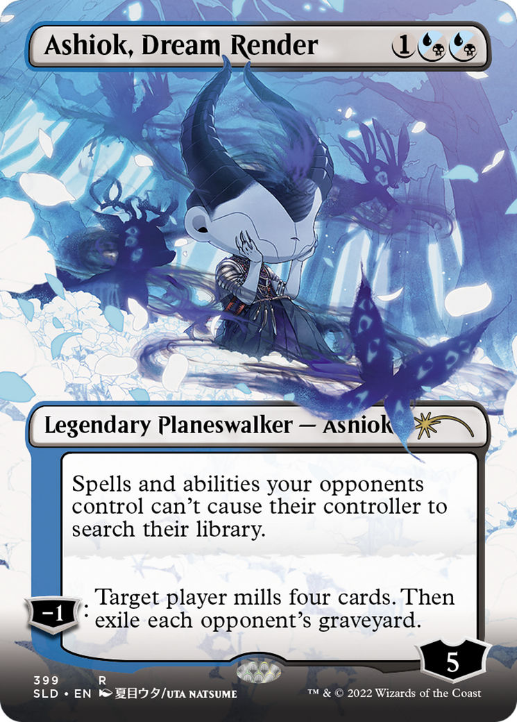 Image of Ashiok, Dream Render (Borderless) (SLD-399) - Secret Lair Drop (Borderless)