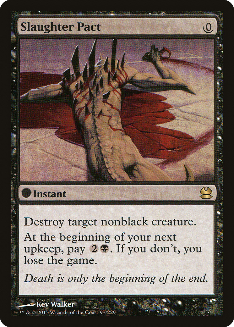 Image of Slaughter Pact (MMA-097) - Modern Masters Foil