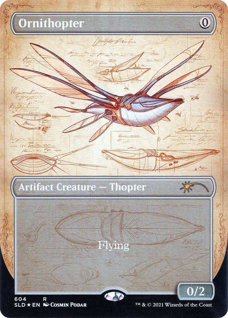 Image of Ornithopter (SLD-604) - Secret Lair Drop (Borderless) Foil
