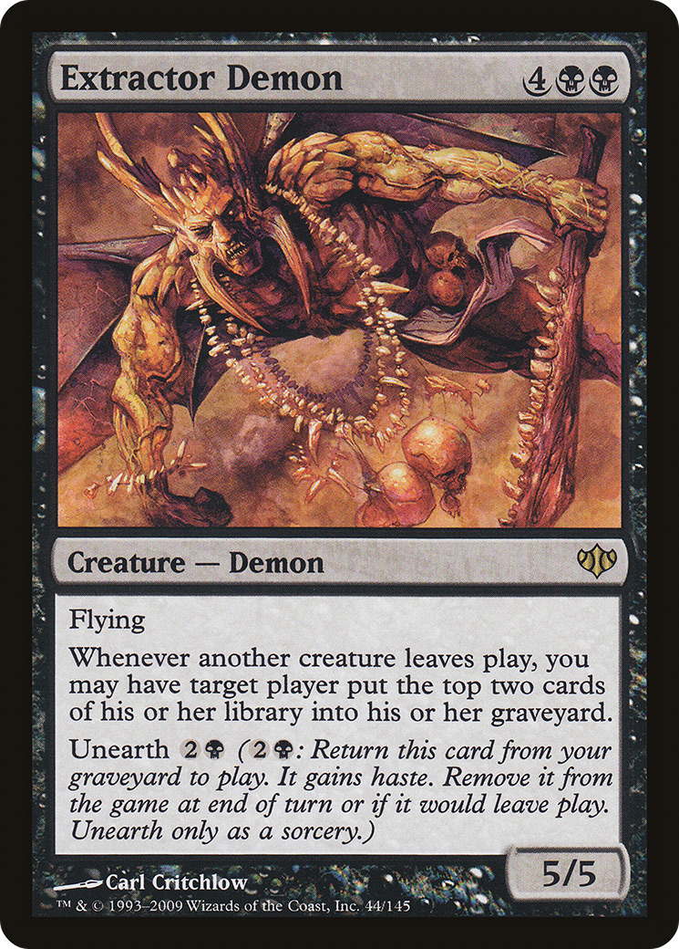 Image of Extractor Demon (CON-044) - Conflux Foil