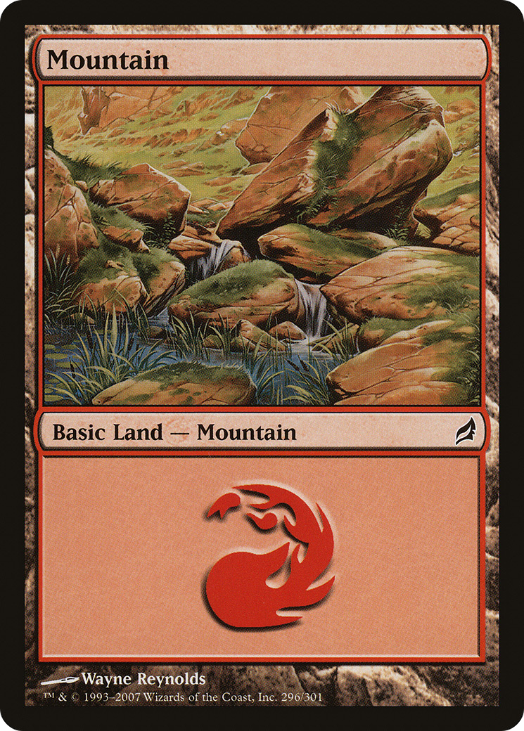 Image of Mountain (296) (LRW-296) - Lorwyn