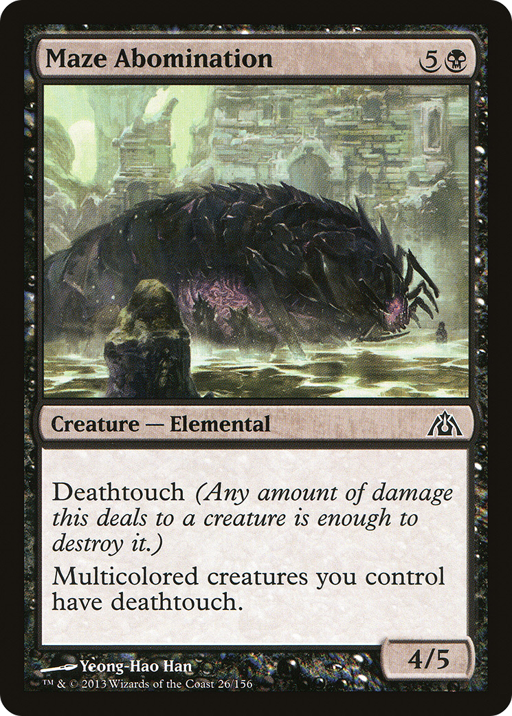 Image of Maze Abomination (DGM-026) - Dragon's Maze Foil