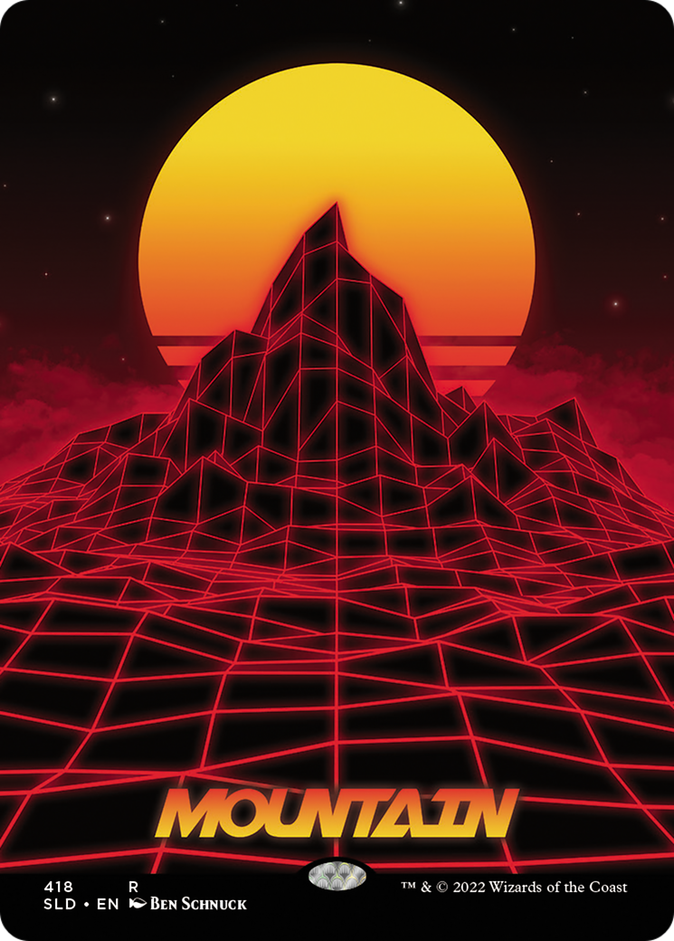 Image of Mountain (418) (SLD-418) - Secret Lair Drop (Borderless)