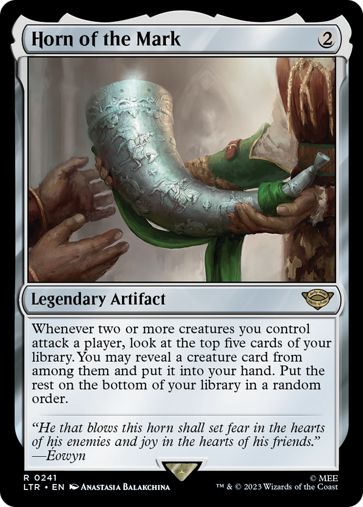 Image of Horn of the Mark (LTR-241) - The Lord of the Rings: Tales of Middle-earth Foil
