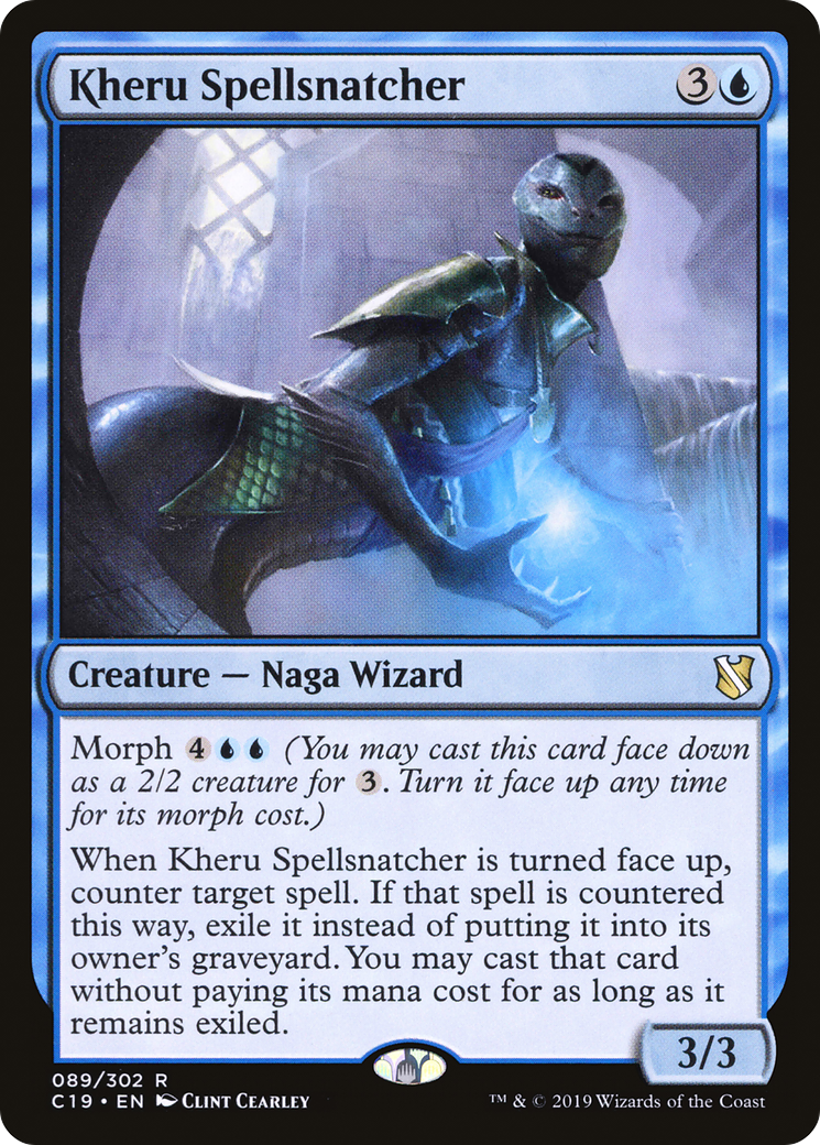 Image of Kheru Spellsnatcher (C19-089) - Commander 2019