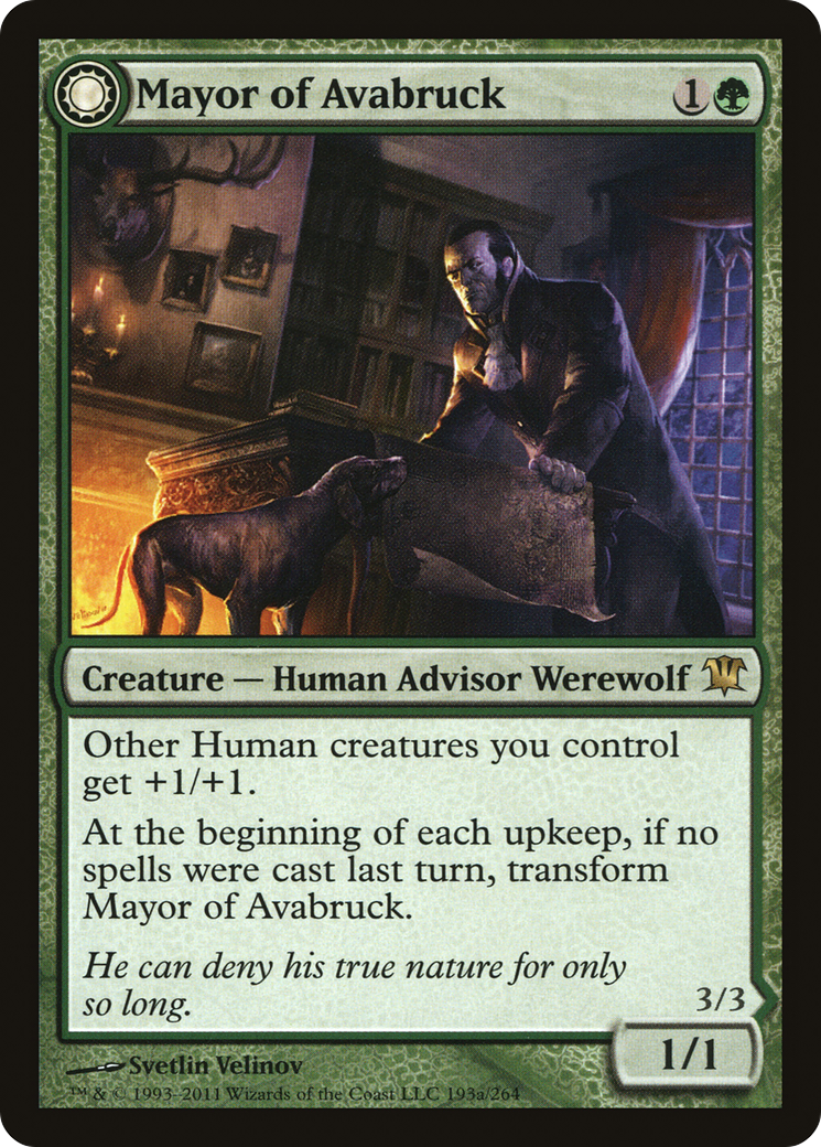 Image of Mayor of Avabruck (ISD-193) - Innistrad: (Double Faced Transform) Foil