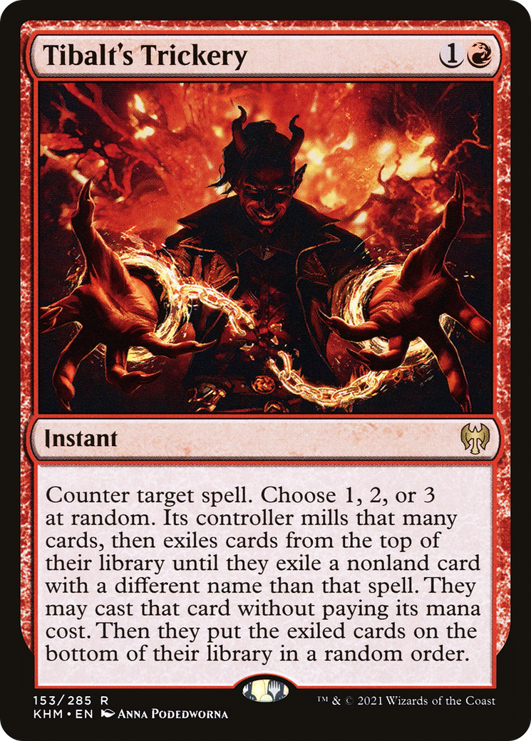 Image of Tibalt's Trickery (KHM-153) - Kaldheim Foil