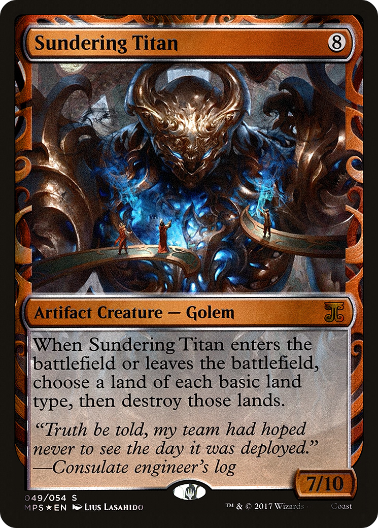 Image of Sundering Titan (MPS-049) - Kaladesh Inventions Foil