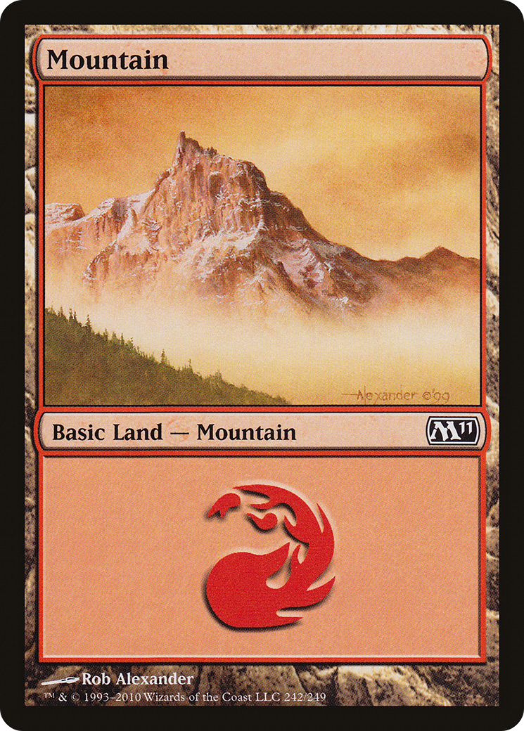 Image of Mountain (242) (M11-242) - Magic 2011