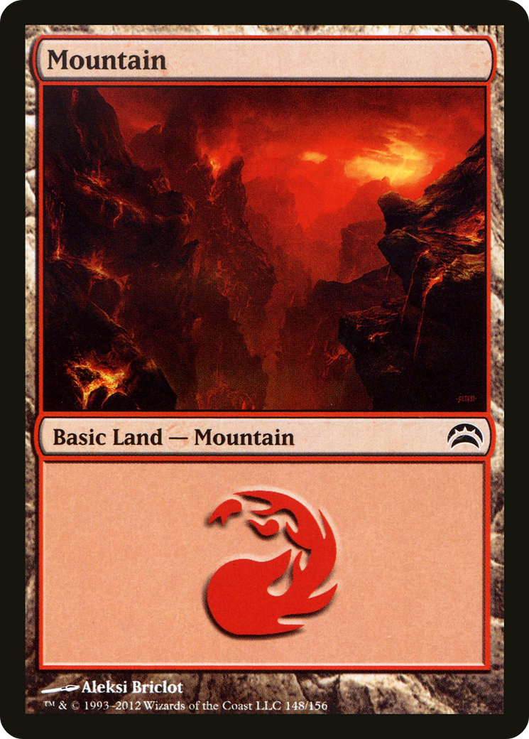 Image of Mountain (148) (PC2-148) - Planechase 2012 Foil
