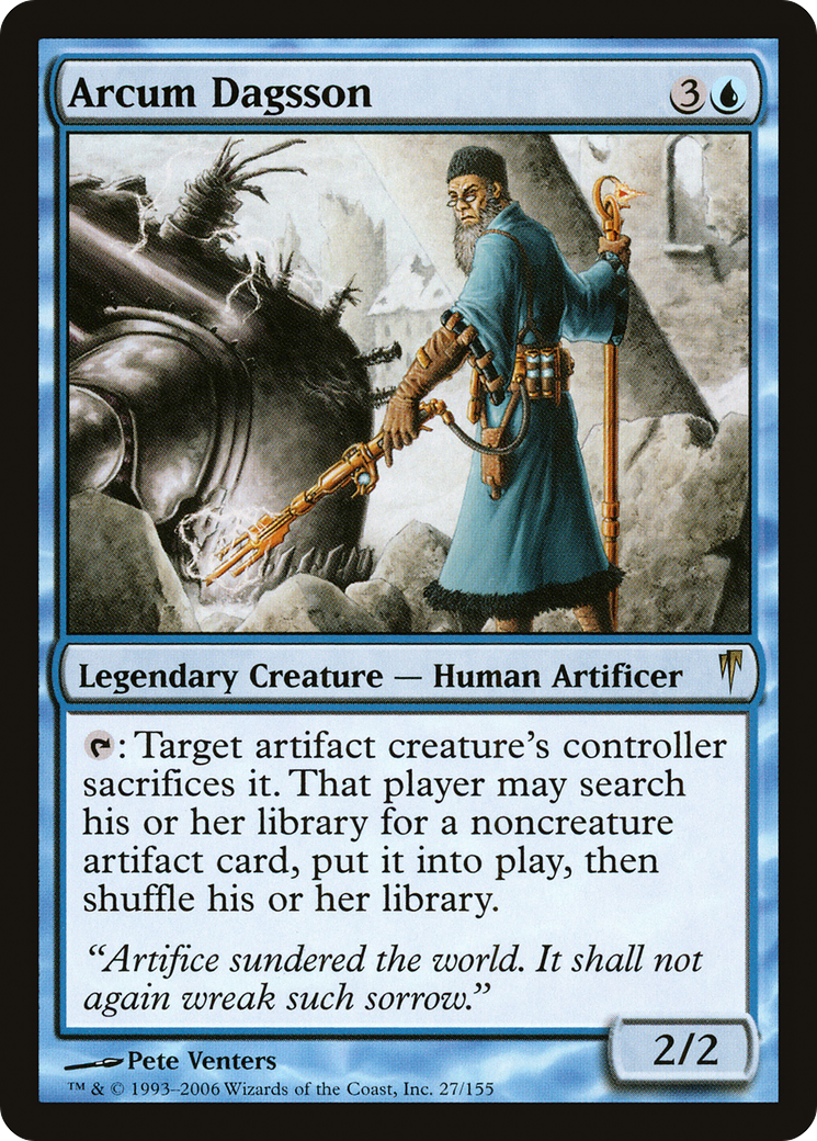 Image of Arcum Dagsson (CSP-027) - Coldsnap Foil
