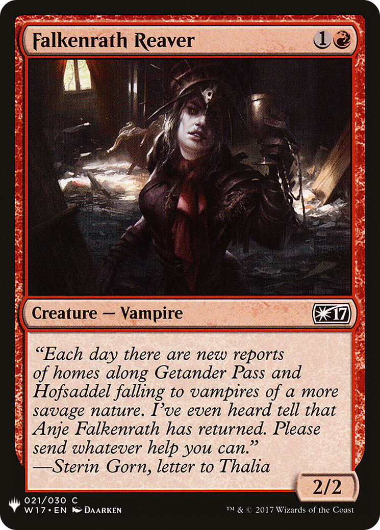 Image of Falkenrath Reaver (LIST-W17-21) - The List