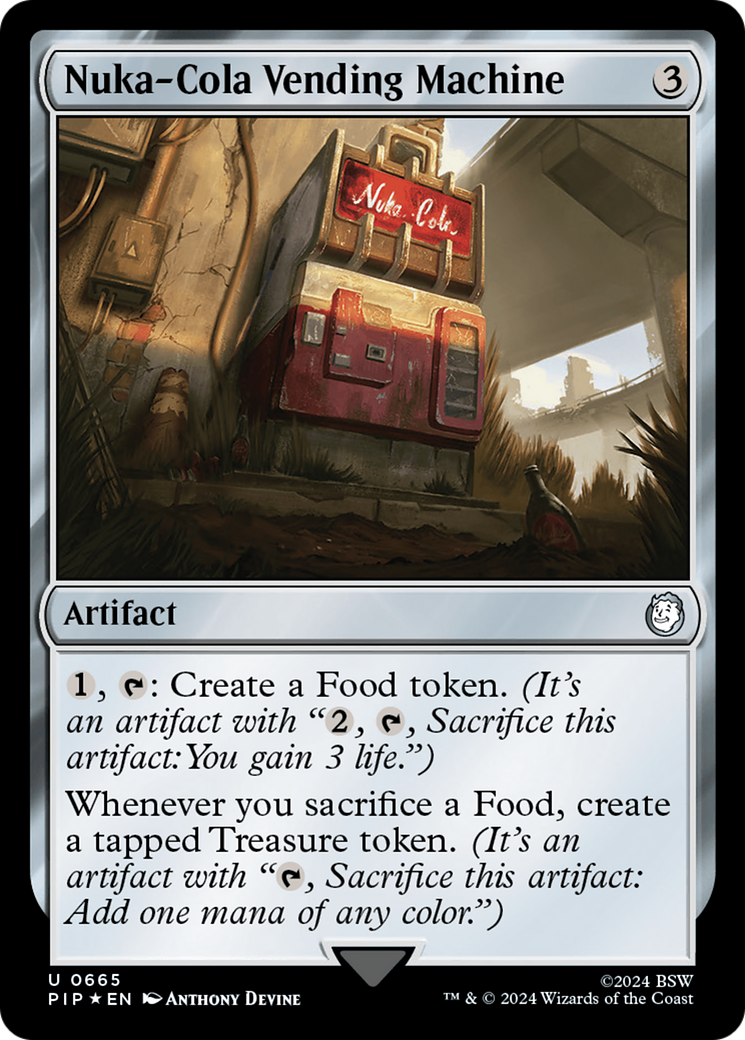 Image of Nuka-Cola Vending Machine (Surge Foil) (PIP-665) - Fallout Foil
