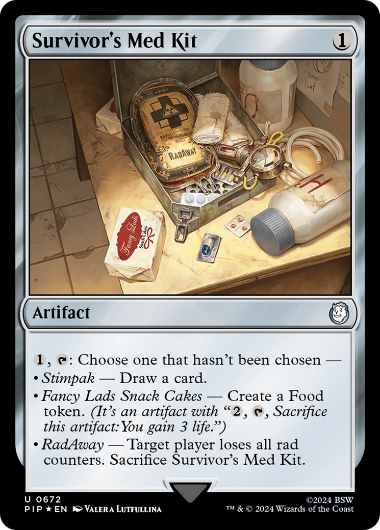 Image of Survivor's Med Kit (Surge Foil) (PIP-672) - Fallout Foil