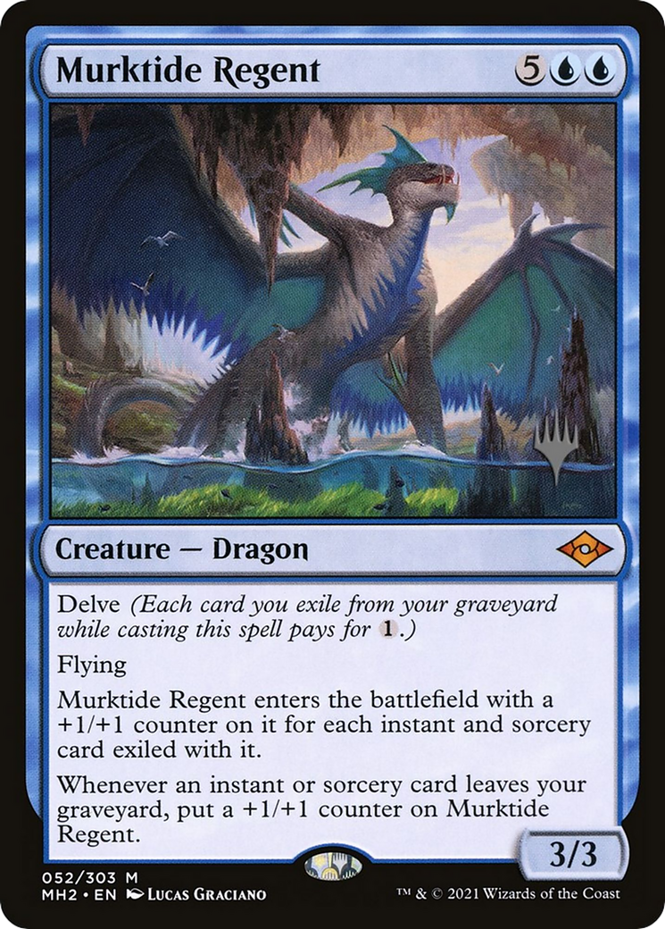Image of Murktide Regent (PPMKM-052) - Modern Horizons 2 Promos