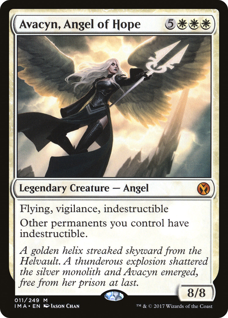 Image of Avacyn, Angel of Hope (IMA-011) - Iconic Masters Foil