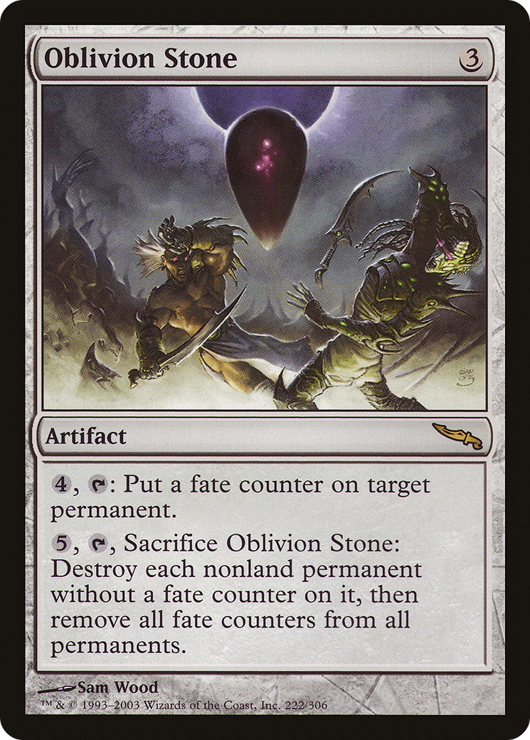 Image of Oblivion Stone (MRD-222) - Mirrodin