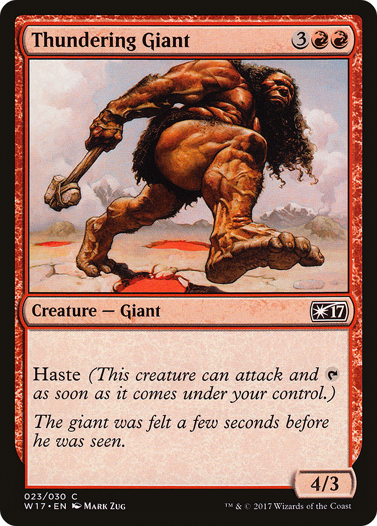 Image of Thundering Giant (W17-023) - Welcome Deck 2017