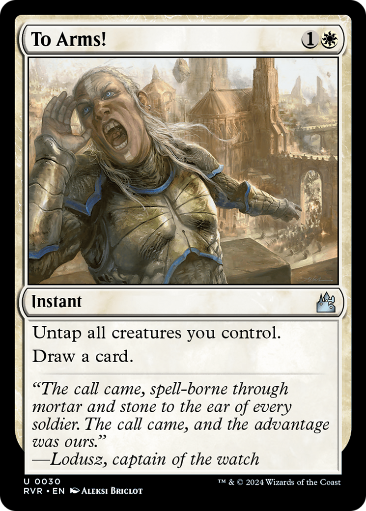 Image of To Arms! (RVR-030) - Ravnica Remastered Foil