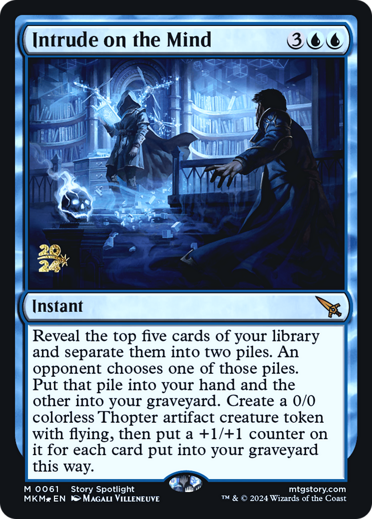 Image of Intrude on the Mind (PRE-061) - Murders at Karlov Manor Promos Foil