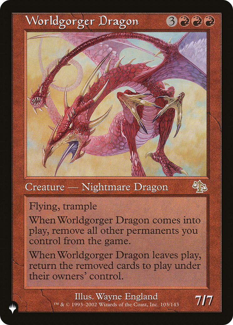 Image of Worldgorger Dragon (LIST-103/143) - The List