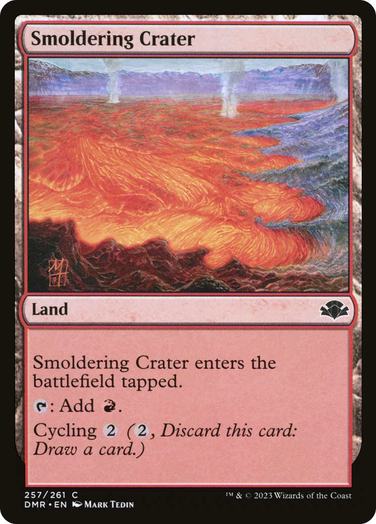 Image of Smoldering Crater (DMR-257) - Dominaria Remastered Foil