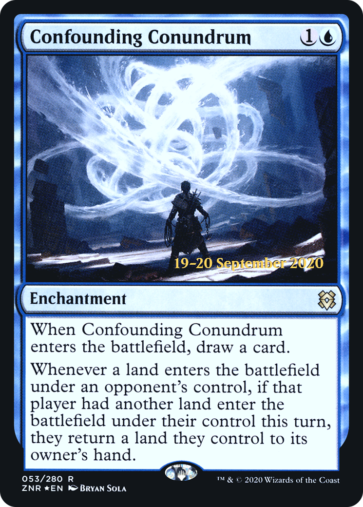 Image of Confounding Conundrum (PRE-053) - Zendikar Rising Promos Foil