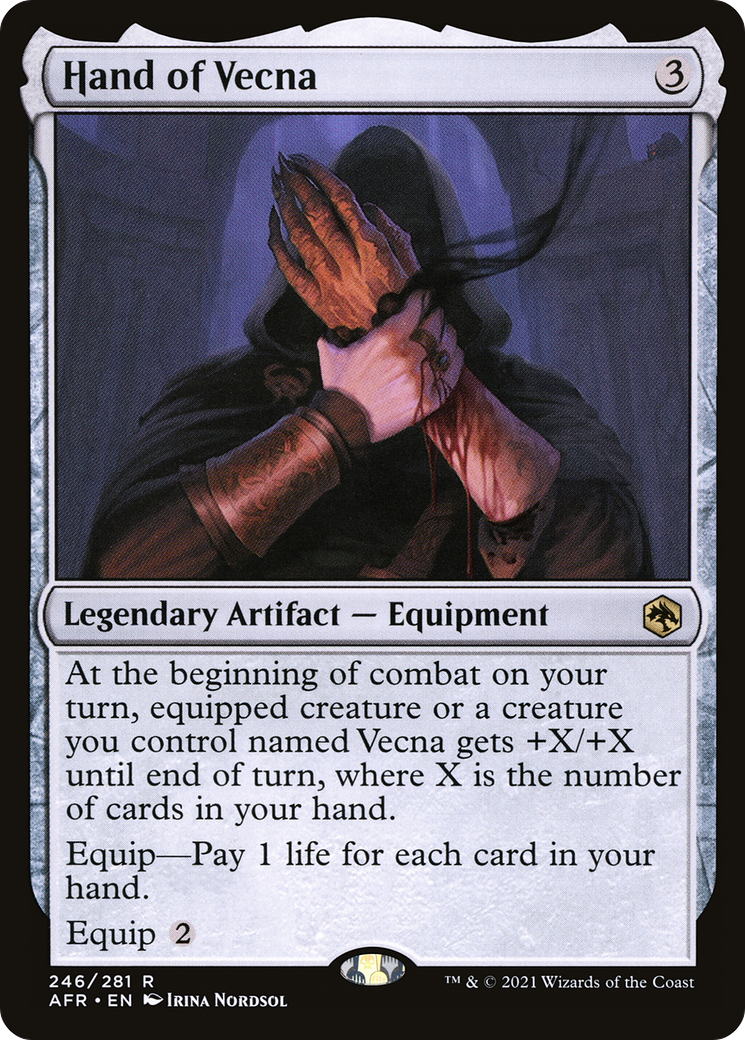 Image of Hand of Vecna (AFR-246) - Adventures in the Forgotten Realms