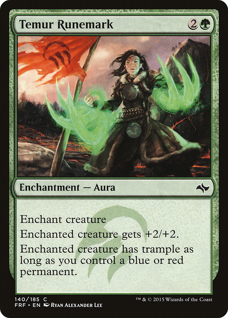 Image of Temur Runemark (FRF-140) - Fate Reforged