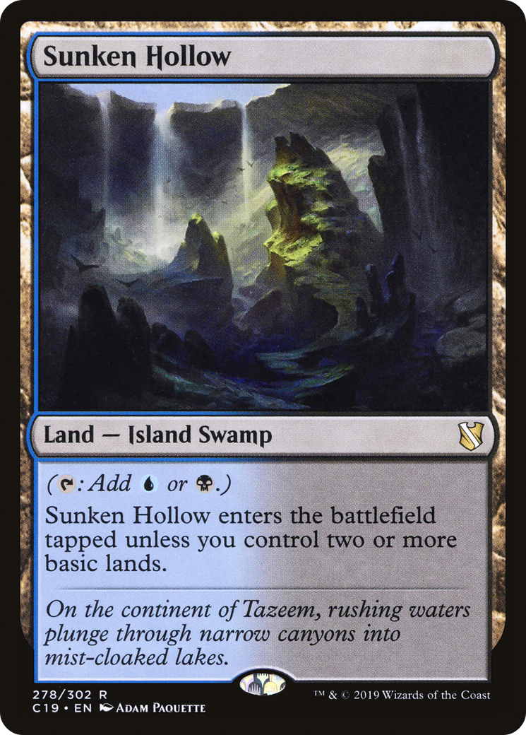 Image of Sunken Hollow (C19-278) - Commander 2019