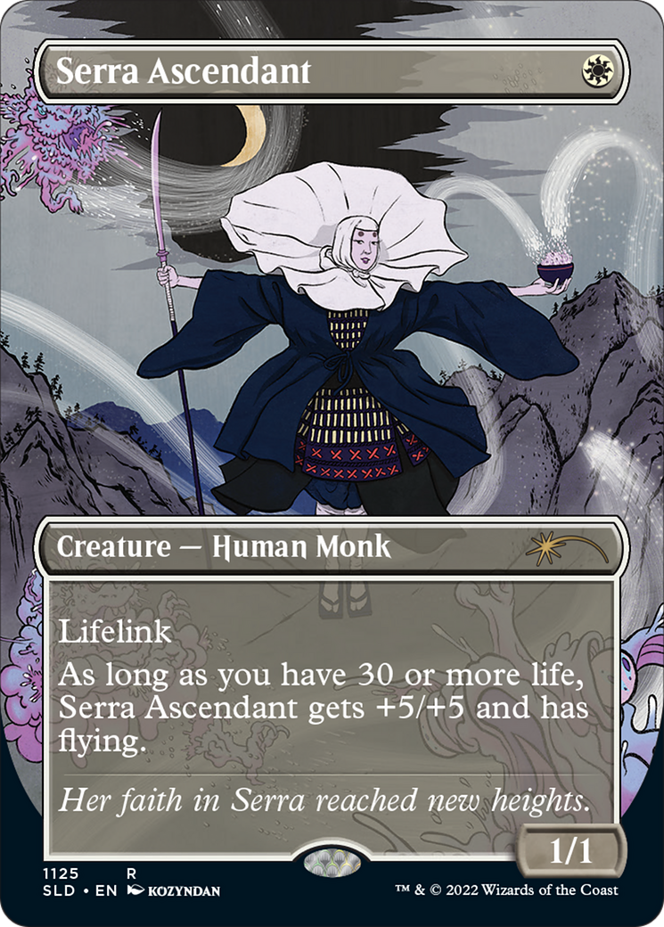 Image of Serra Ascendant (SLD-1125) - Secret Lair Drop (Borderless)