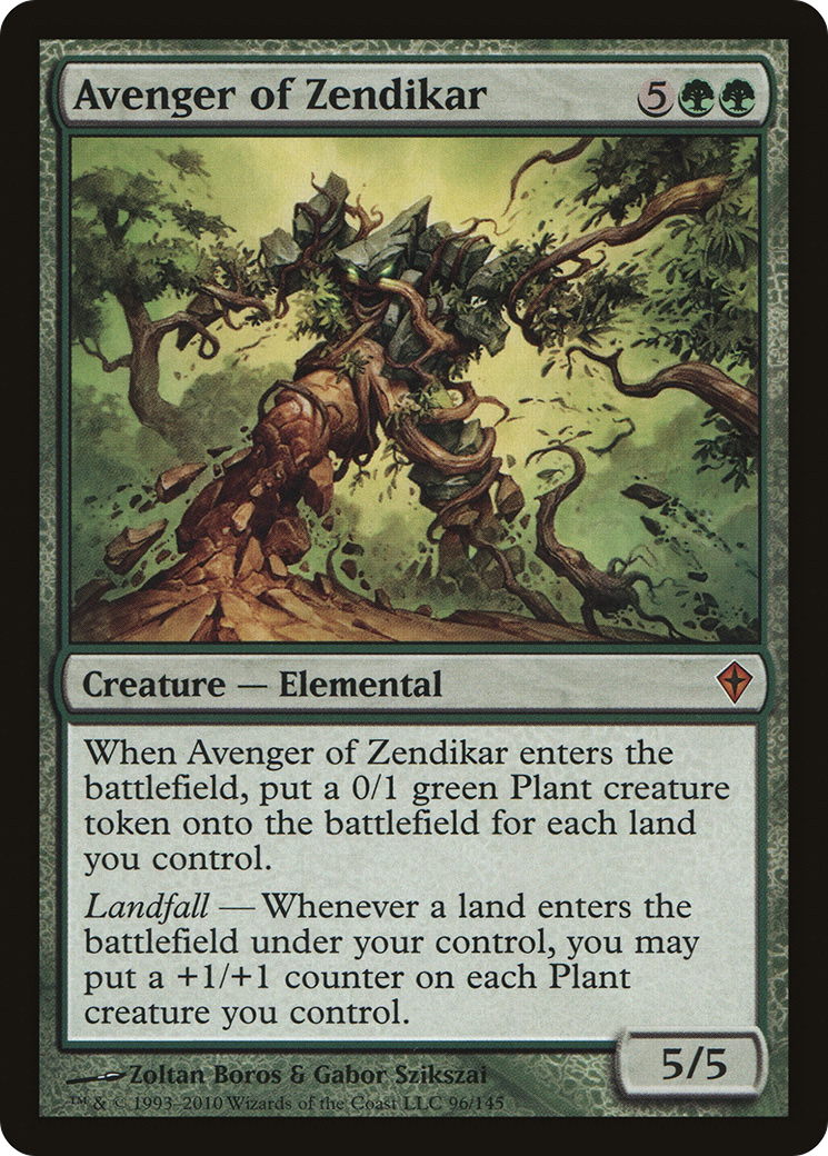 Image of Avenger of Zendikar (WWK-096) - Worldwake