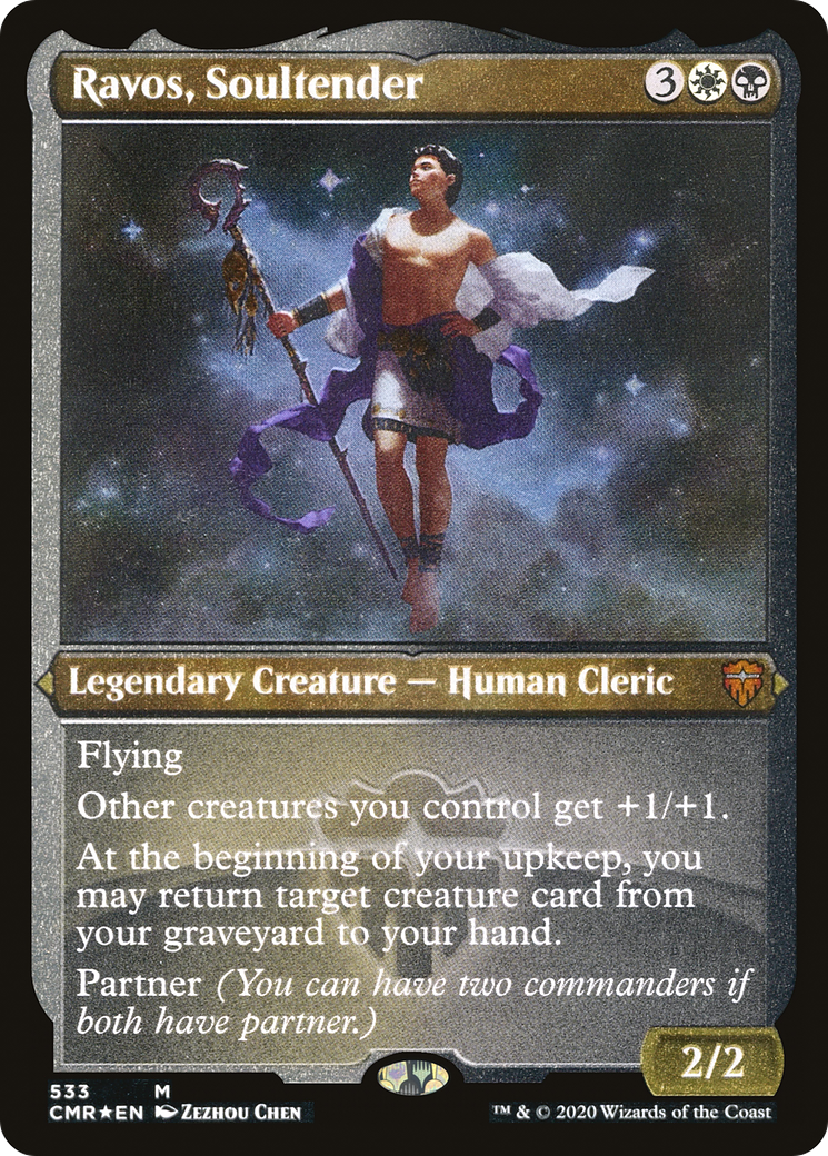 Image of Ravos, Soultender (Foil Etched) (CMR-533) - Commander Legends Foil