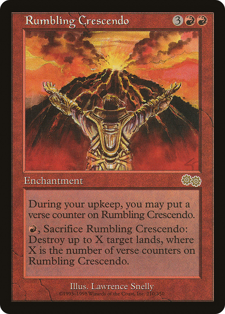 Image of Rumbling Crescendo (USG-210) - Urza's Saga