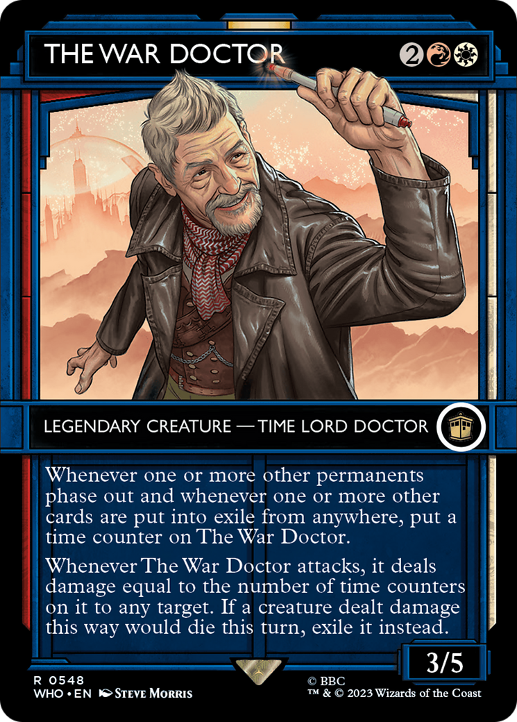 Image of The War Doctor (Showcase) (WHO-548) - Doctor Who: (Showcase) (Borderless)