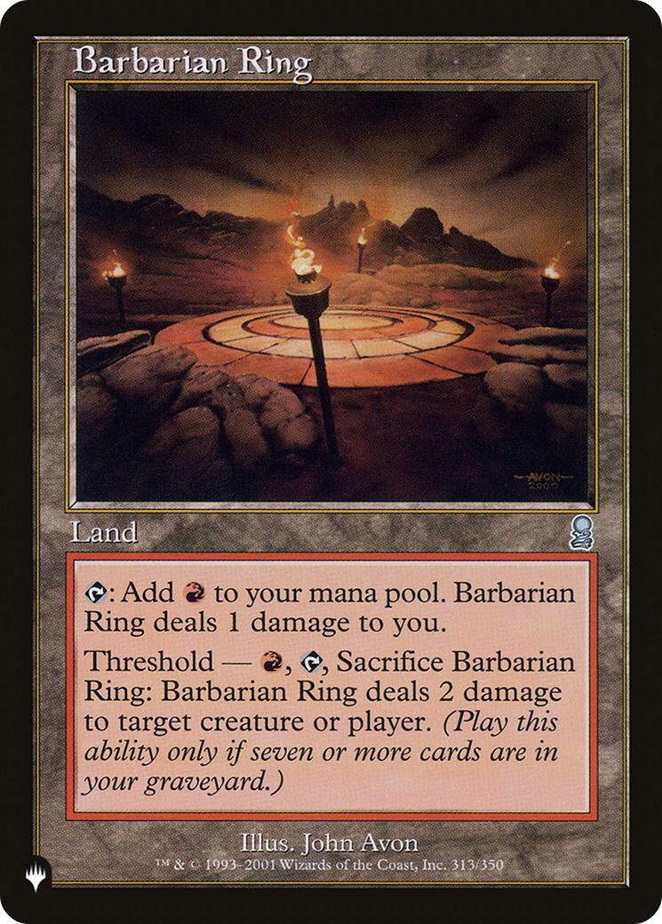 Image of Barbarian Ring (LIST-ODY-313) - The List