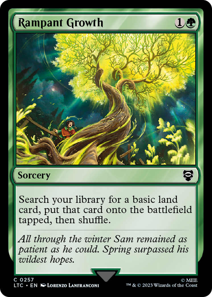 Image of Rampant Growth (LTC-257) - Tales of Middle-earth Commander