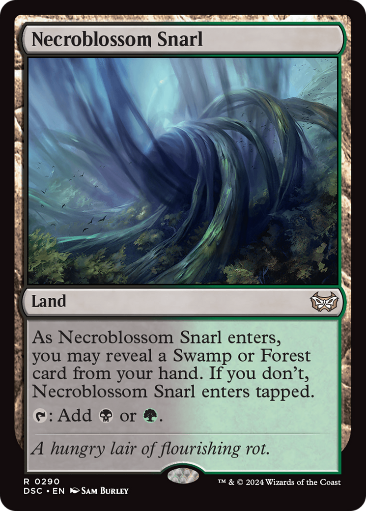 Image of Necroblossom Snarl (DSC-290) - Duskmourn: House of Horror Commander