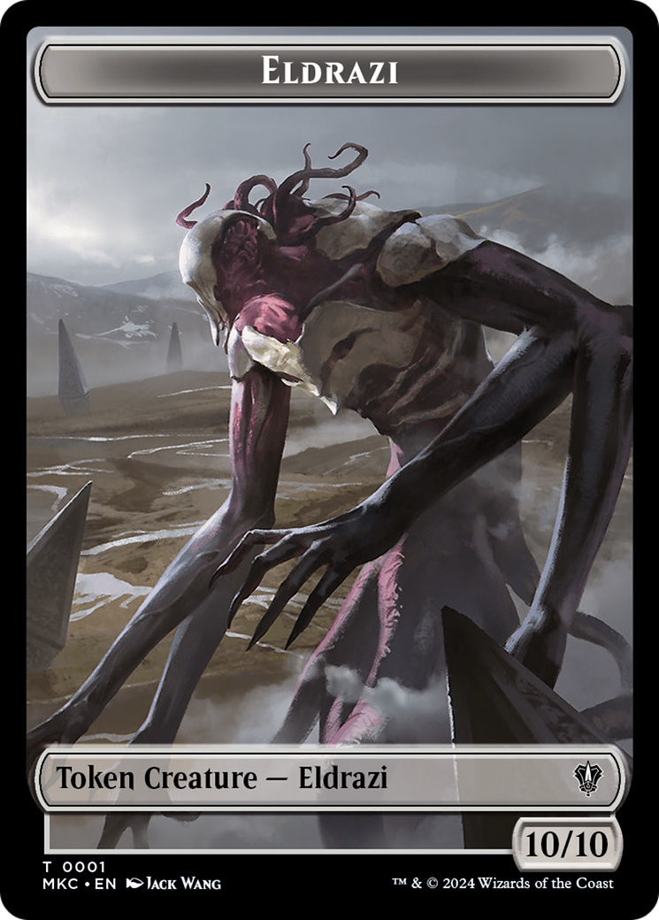 Image of Eldrazi (TMKC-001) - Murders at Karlov Manor Commander Tokens